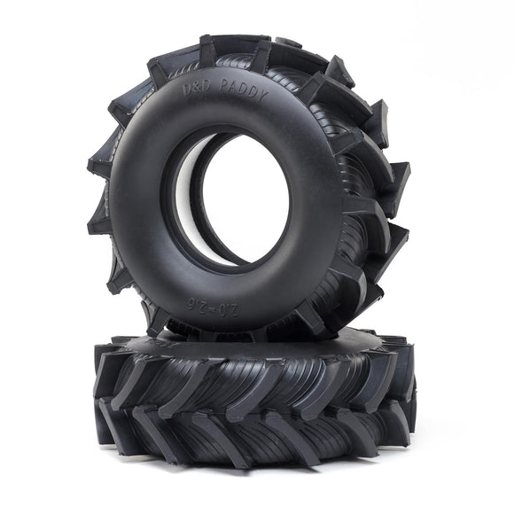 D&D Paddy Tire w/Foam (2): LMT Mega