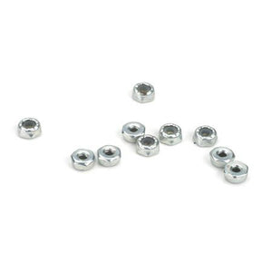 Steel Locking 1/2 Nuts, 4-40 (10)