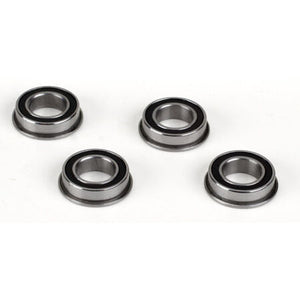 8x14x4 Flanged Rubber Seal Ball Bearing (4): 8X, 8XE