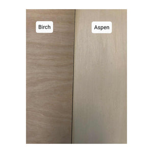 Aspen Plywood 3mm (1/8) x 4 x 12 (6)