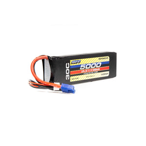 11.1V 5000mAh 3S 30C LiPo Battery: EC3