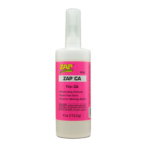 Zap Thin CA Glue, 4 oz