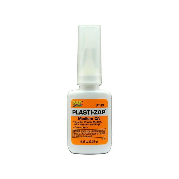 Plasti-Zap Medium CA Glue, 1/3 oz