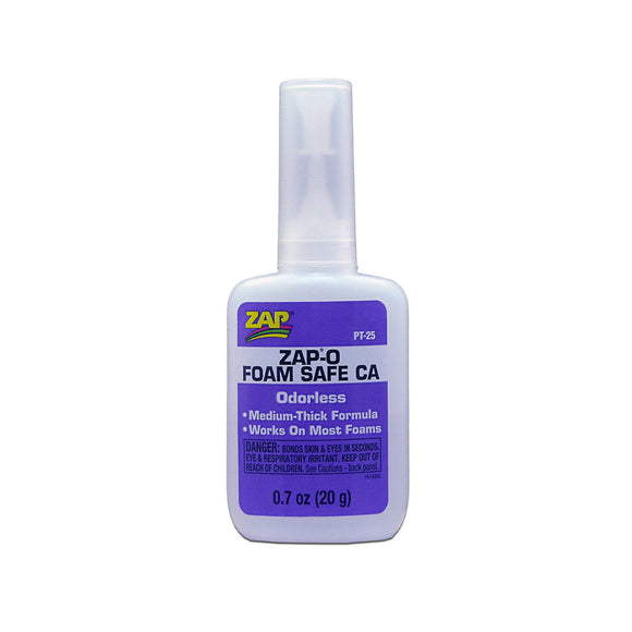 ZAP-O Foam Safe CA Glue, .7 oz