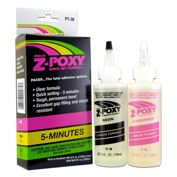 Z-Poxy 5 Minute Epoxy, 8 oz