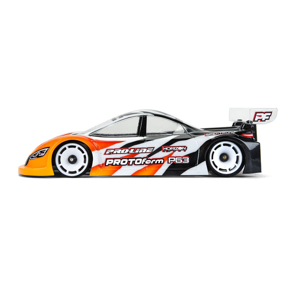 1/28 P63 Light Weight Clear Body: Mini-Z & 1/28 Chassis (98mm WB)