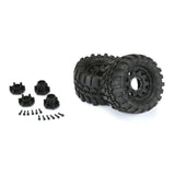 1/10 Interco Supr Swmpr F/R 2.8" MT Tires Mounted 12mm Blk Raid (2)