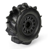 1/10 Dumont Front/Rear 2.2"/3.0" SC Mounted 12mm Black Raid (2)