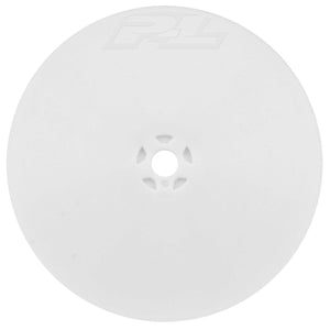 1/10 Velocity 4WD Front 2.2" 12mm Buggy Wheels (2) White: AE B74