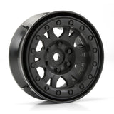 1/10 Impulse Front/Rear 1.9" 12mm Rock Crawler Wheels (2) Black