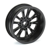 1/10 Pomona Drag Spec Front 2.2" 12mm Drag Wheels (2) Black