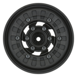 1/10 Vice CrushLock Front/Rear 2.6" 12mm Crawling Wheels (2) Blk/Blk