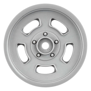 1/10 Slot Mag Drag Spec Front 2.2" 12mm Drag Wheels (2) Gray