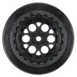 1/10 Showtime+ Wide Rear 2.2"/3.0" 12mm Drag Wheels (2) Black