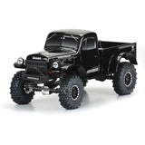 1/10 1946 Dodge Power Wagon Black Body 12.3" (313mm) WB Crawlers