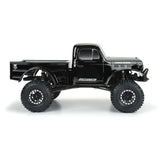 1/10 1946 Dodge Power Wagon Black Body 12.3" (313mm) WB Crawlers