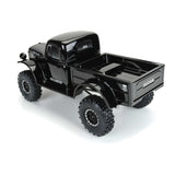 1/10 1946 Dodge Power Wagon Black Body 12.3" (313mm) WB Crawlers