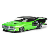 1/10 1972 Plymouth Barracuda Clear Body: Drag Car