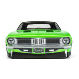 1/10 1972 Plymouth Barracuda Clear Body: Drag Car