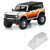 1/10 2021 Ford Bronco Clear Body Set 12.3" Wheelbase: Crawlers