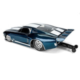 1/10 1967 Ford Mustang Clear Body: Drag Car