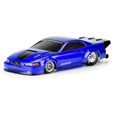 1/10 1999 Ford Mustang Clear Body: Drag Car