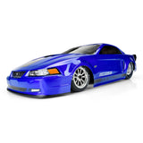 1/10 1999 Ford Mustang Clear Body: Drag Car