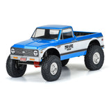 1/10 1972 Chevy K-10 Clear Body 12.3" Wheelbase Crawlers