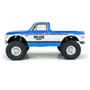 1/10 1972 Chevy K-10 Clear Body 12.3" Wheelbase Crawlers