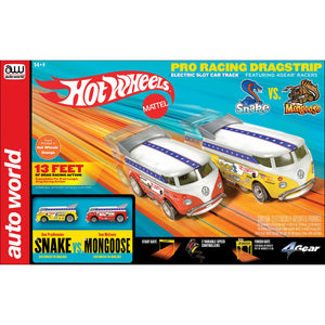 13' Hot Wheels "Snake" vs "Mongoose" Manual Slot Set