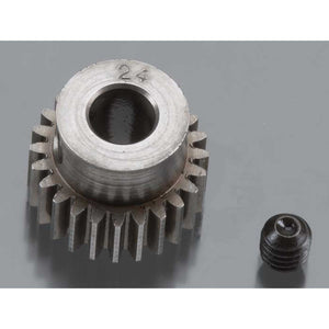 HARD 48 PITCH MACHINED 24T PINION 5M/M BORE