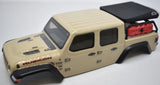 Axial 1/24 SCX24 Jeep Gladiator JT Micro Mini Body w/ Fenders (Tan)