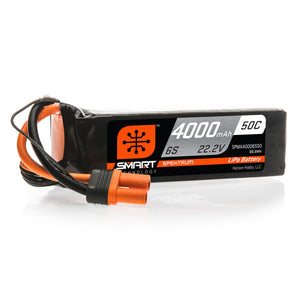 22.2V 4000mAh 6S 50C Smart LiPo Battery: IC5