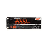 7.6V 8000mAh 2S 120C Smart Pro Race Hardcase LiHV Battery: Tubes, 5mm