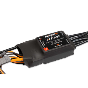 Avian 40-Amp Dual Smart Lite Brushless ESC, 3S-6S: IC5