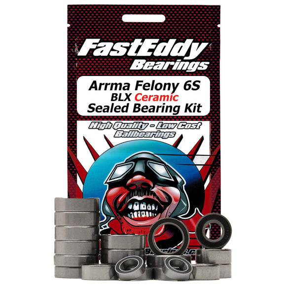 Arrma Felony 6S BLX Ceramic Sealed Bearing Kit