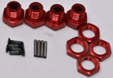 Arrma KRATON V2 4x4 4s BLX - 17mm metal wheel HEX HUBS & pins