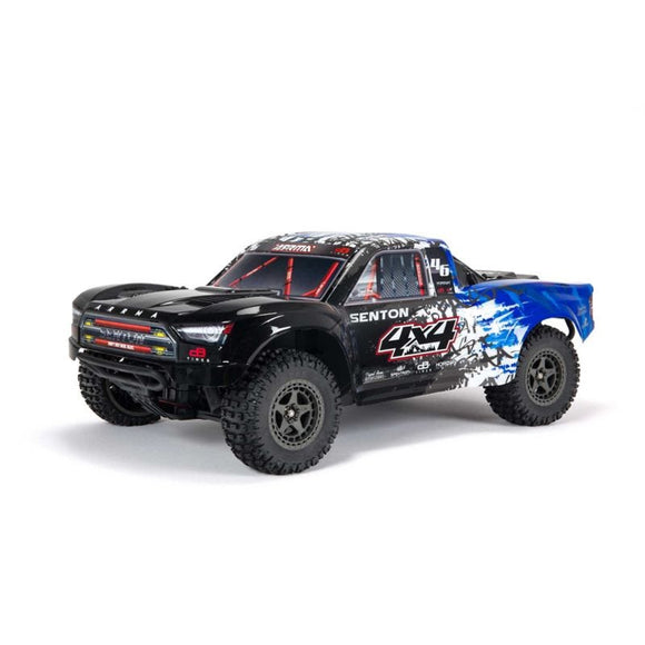 ARA4303V3T1 1/10 SENTON 4X4 V3 3S BLX Brushless Short Course Truck RTR, Blue