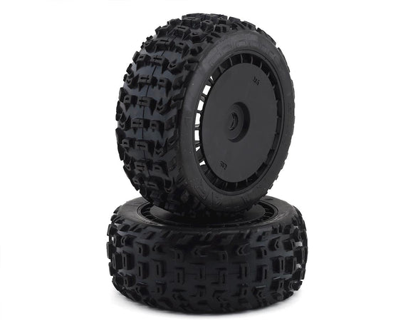 Arrma DBOOTS 'KATAR T 6S' TIRE SET GLUED (BLACK) (2PCS) #AR550048