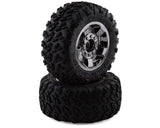 Arrma DBOOTS 'RAGNAROK MT' TIRE SET GLUED (BLACK CHROME) (2PCS) #AR550053