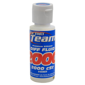 Silicone Diff Fluid 2,000 cSt, 2oz