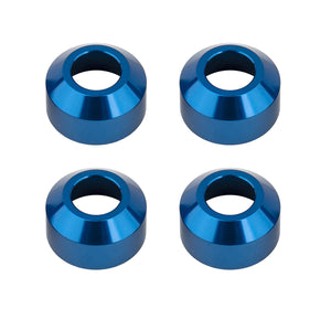 Factory Team CVA Axle Sleeves, Blue Aluminum, for RC8B4/T4