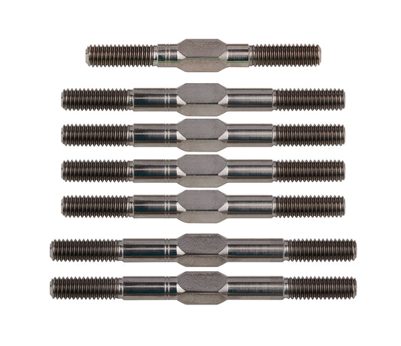 RC10B74.2 FT Titanium Turnbuckle Set, 3.5mm