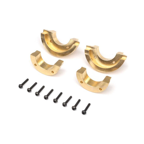 Axial AXI302004 Brass Knuckle Weights for SCX24 & AX24 (4 Pack)