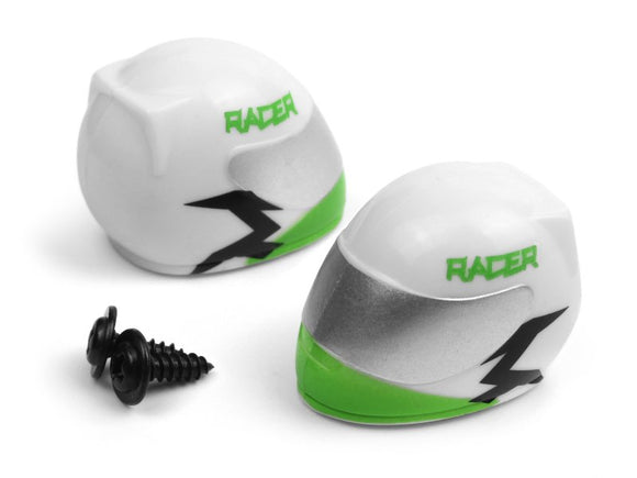 Driver Helmet (Green/2pcs), Smyter