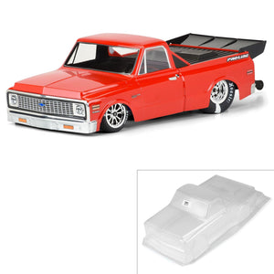 1/10 1972 Chevy C-10 Clear Body: Drag Car - Image #1