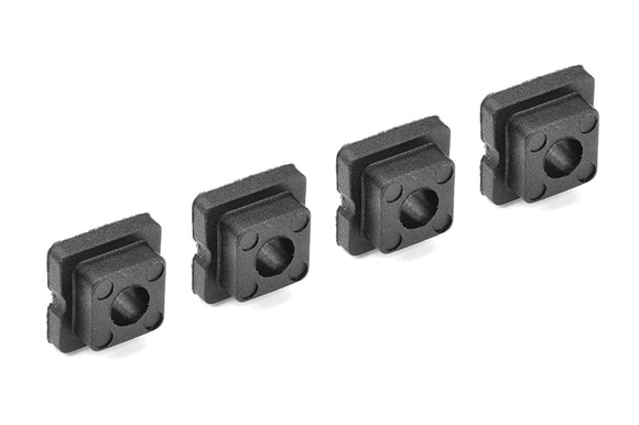 Bushings Set - For 4mm Shock Tower - Through hole - 0 Deg -