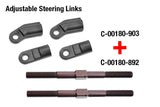 Turnbuckle, M5, 70mm, S2 Springsteel (2pcs)