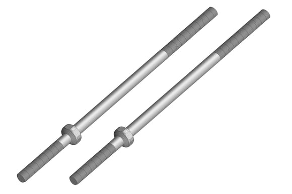 Turnbuckle 80 mm - M3 - Steel - 2 pcs: Mammoth, Moxoo,