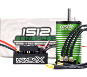 Mamba X 25.2V WP ESC & 1512- 1800KV Sensored Motor Combo